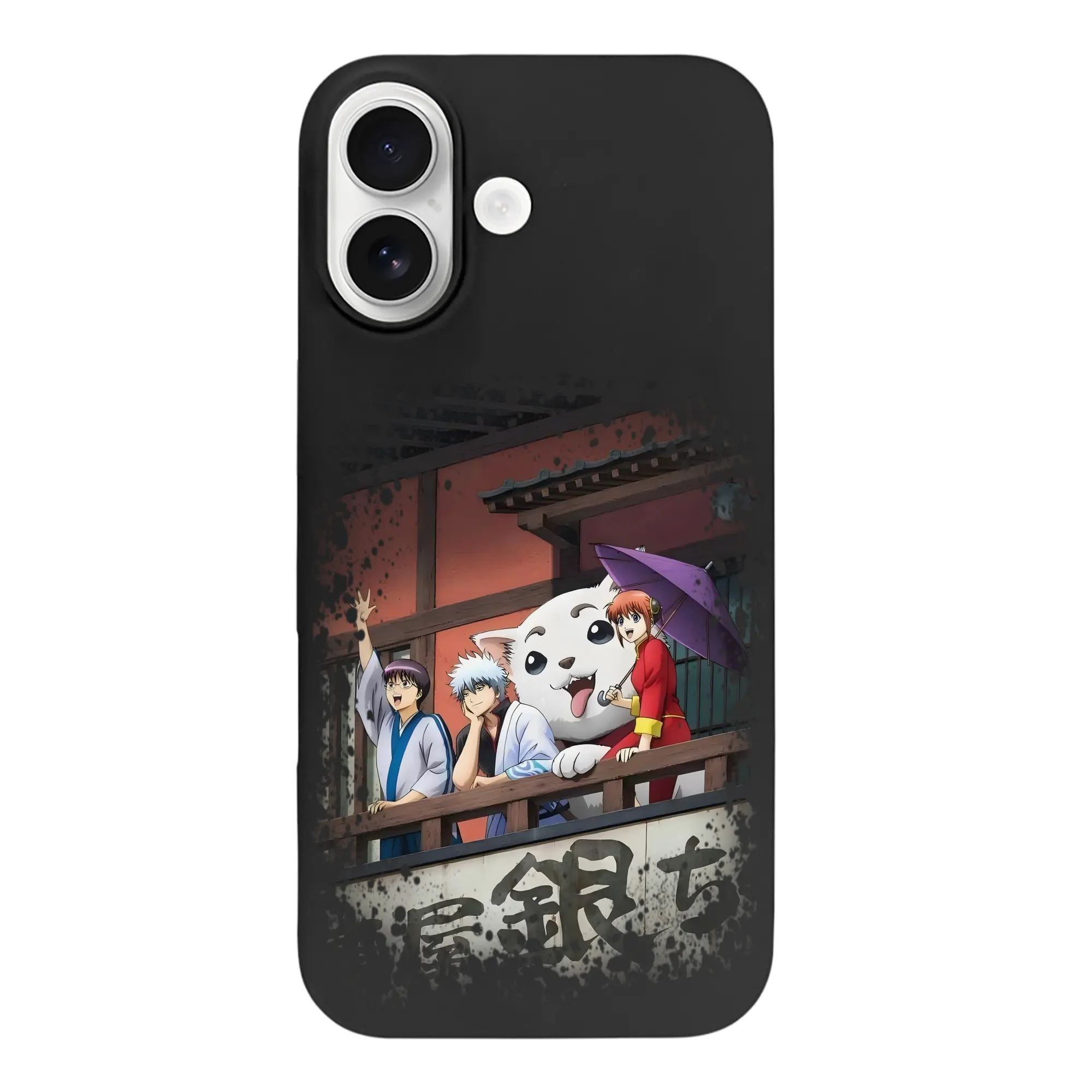 銀魂 グッズ 坂田 銀時 - iPhone 17 シリーズ シリコンケース 薄型 耐衝撃 指紋防止 ソフトタッチカバー 精密フィット 傷防止 保護ケース iPhone 17/17 Air/17 Pro/17 Pro Max 対応